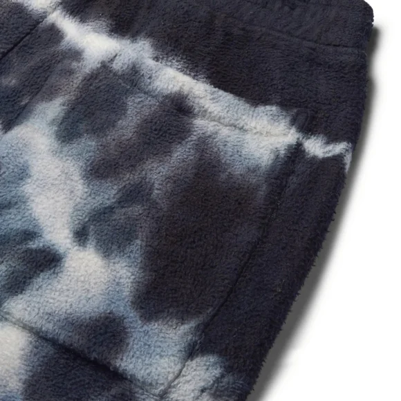 THE ELDER STATESMAN - Tie-Dyed Organic Cotton-Fleece Sweatpants - Blue